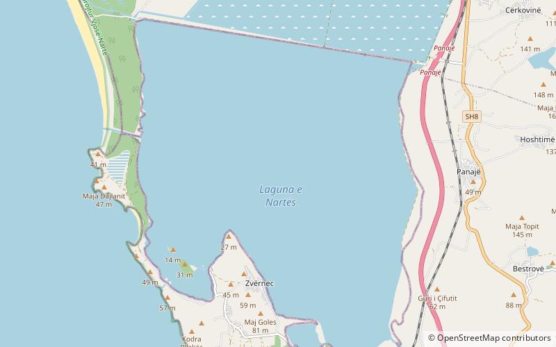 Lagune von Narta location map