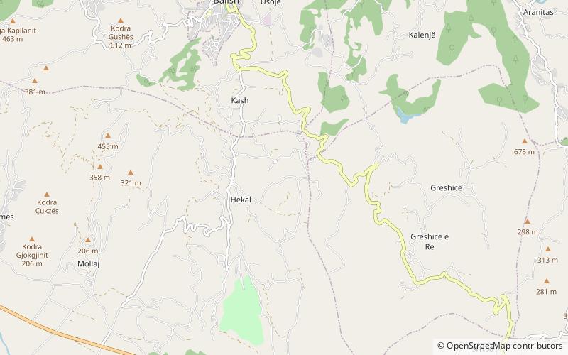 kreis mallakastra location map
