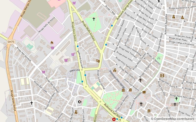 Andon Zako Çajupi Theatre location map