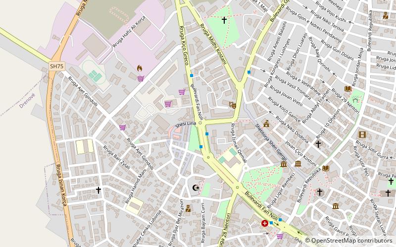 roundabout korce location map