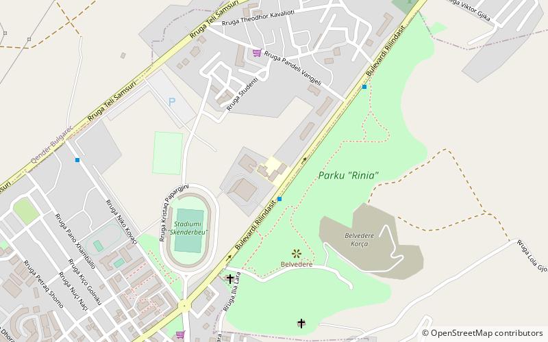 Université Fan Noli location map