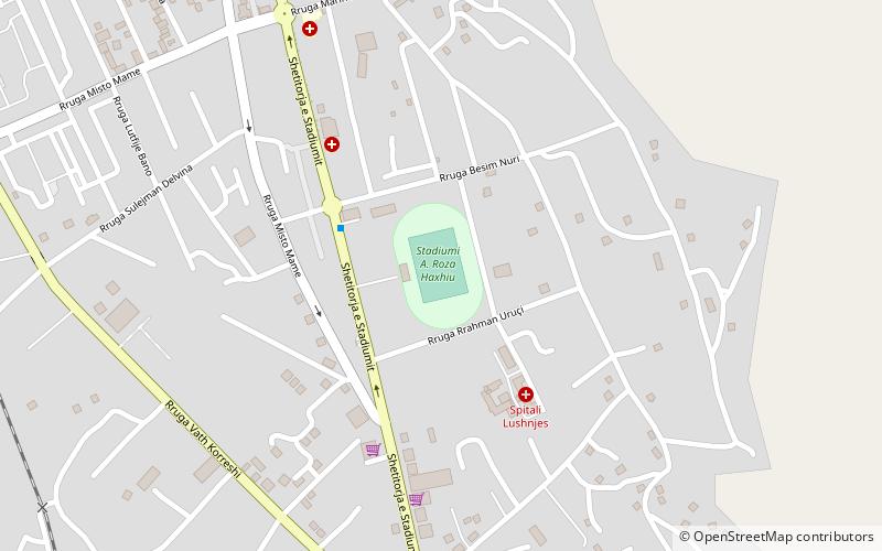 Roza Haxhiu location map