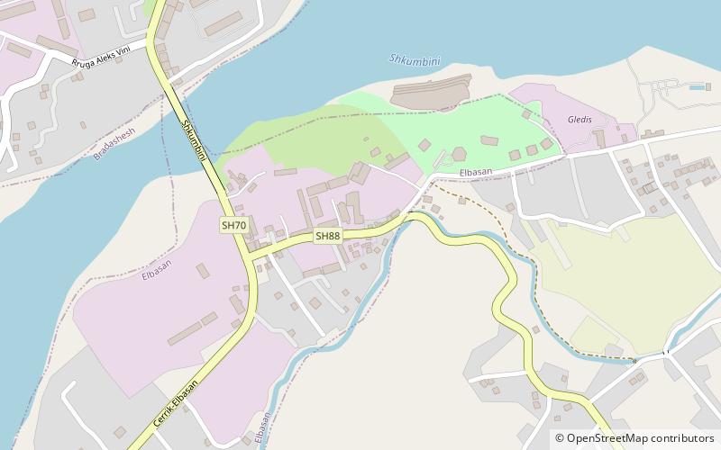bondklajd elbasan location map