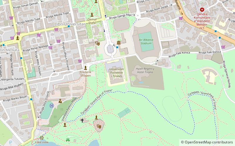 Uniwersytet Tirański location map