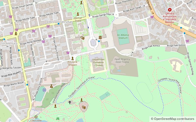 Medizin-Universität Tirana location map