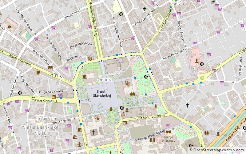 Dibër Street location map