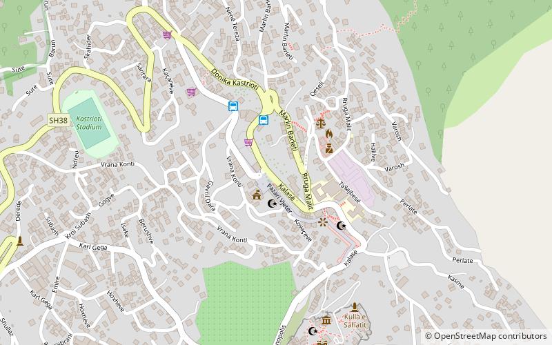 Statuja e Skënderbeut location map