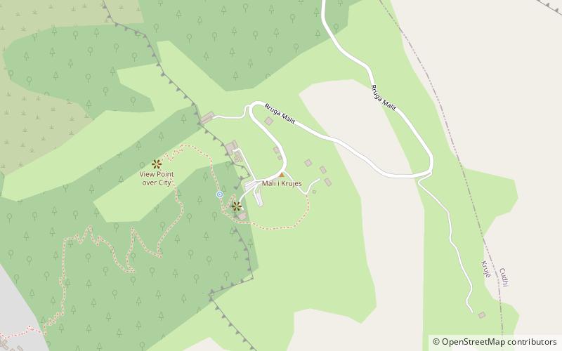 Mali i Krujes location map