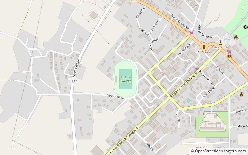 liri ballabani stadium location map