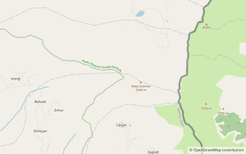 Mali i Gramës location map