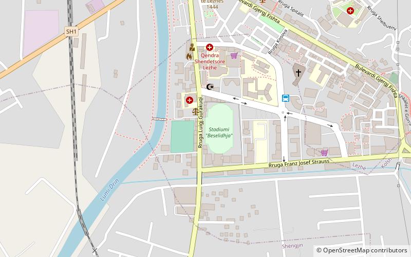Brian Filipi Stadium location map