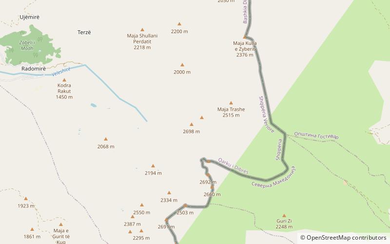 Maja e Ragamit location map
