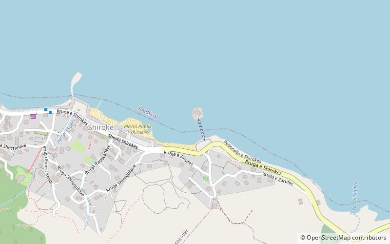 shaqari island shkodra location map
