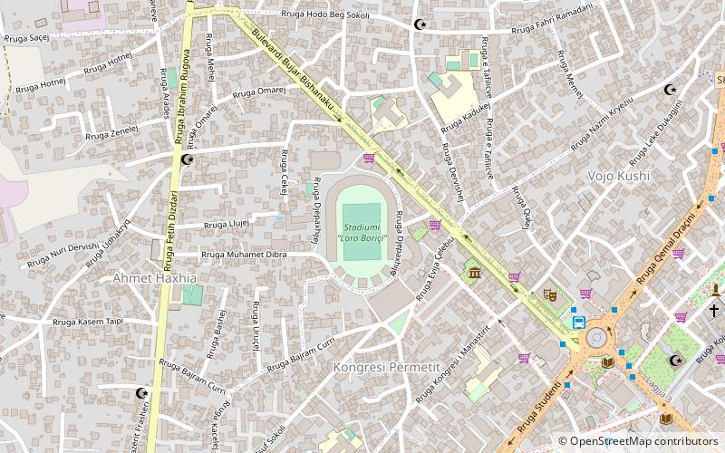 Estadio Loro Boriçi location map