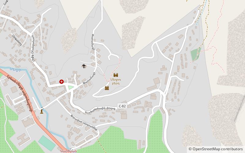 meghri fortress location map