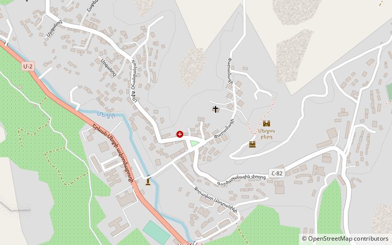 Meghri Dam location map