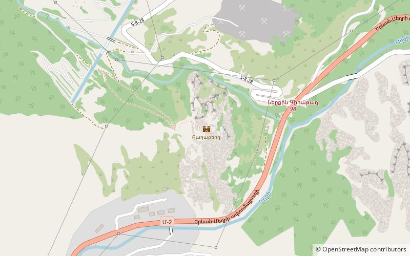 Baghaberd Fortress location map