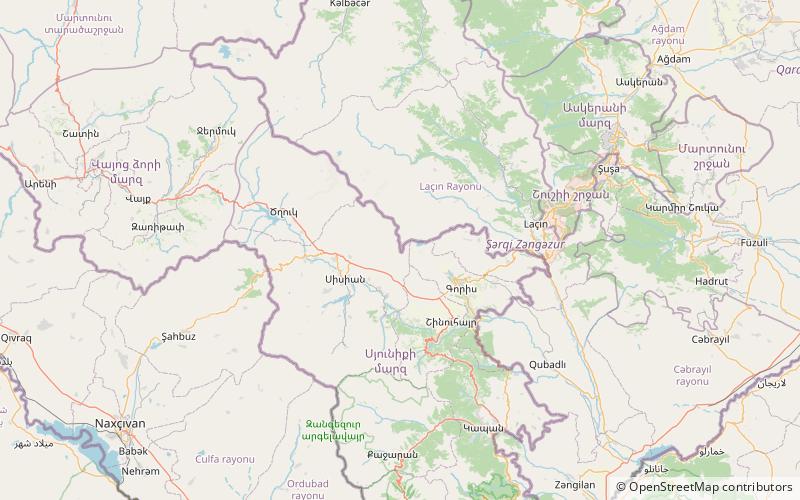 Karabach-Hochland location map