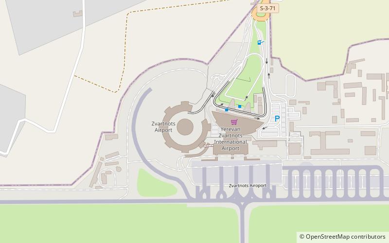civil aviation museum erevan location map