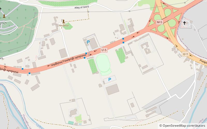 Yerevan Velodrome location map