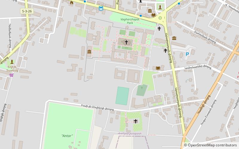 karekin i centre of theology and armenology etschmiadsin location map