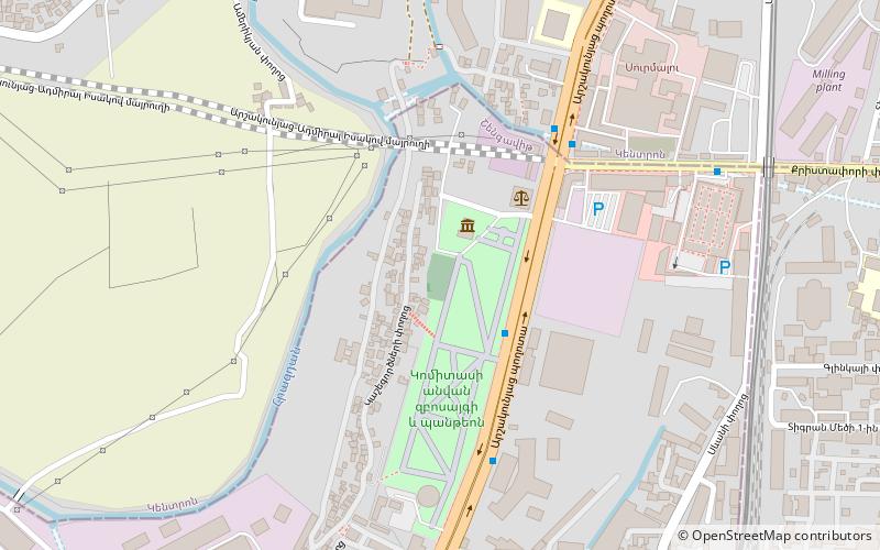 Panthéon Komitas location map