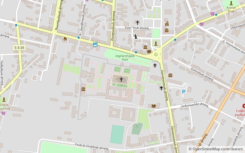 mother see of holy etchmiadzin vagharshapat location map