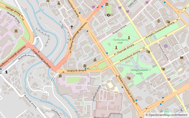 Yerevan City Hall location map