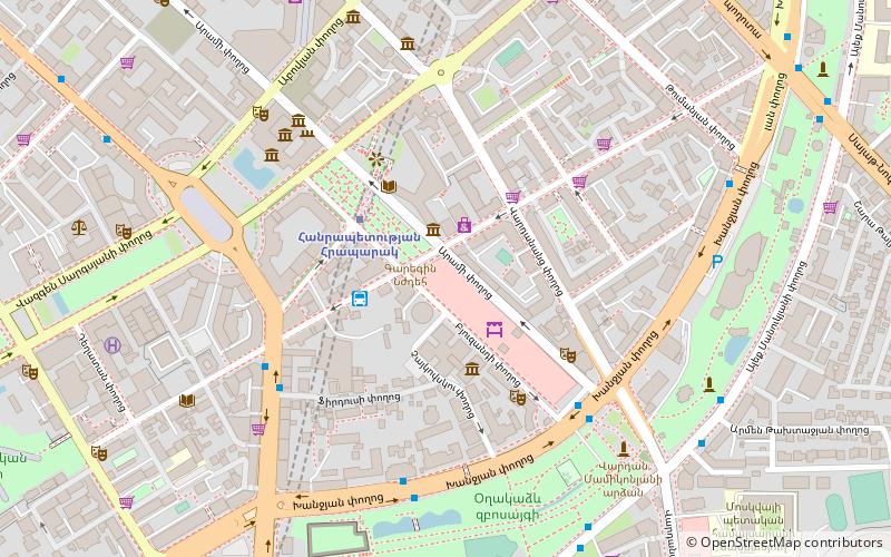 Yerevan Vernissage location map