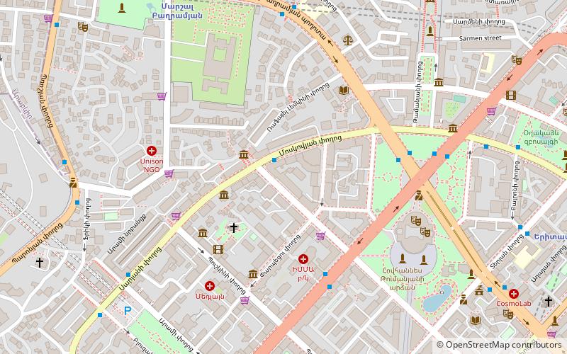 Jerewaner Staatliche W. Brjussow-Universität für Sprachen und Sozialwissenschaften location map