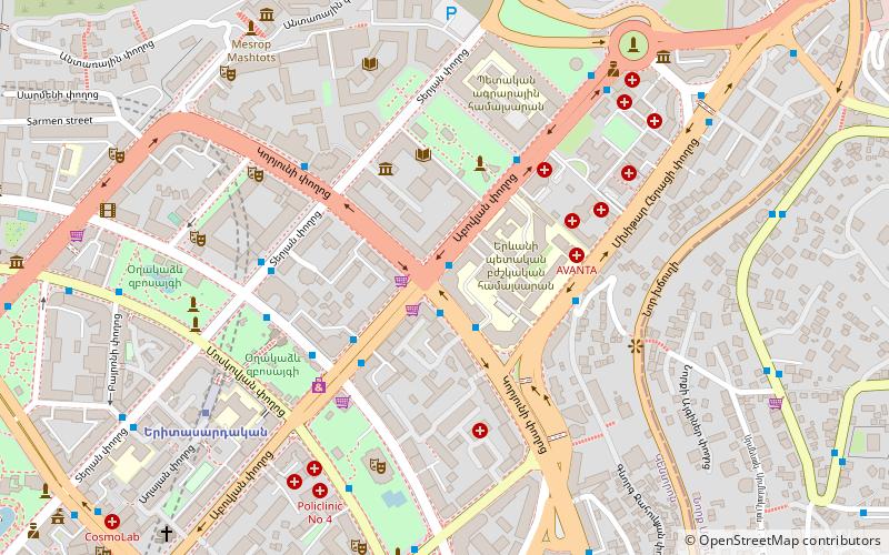 Staatliche Medizinische Universität Jerewan location map
