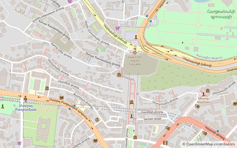 Centre Aznavour location map