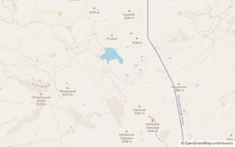 Lake Akna location map