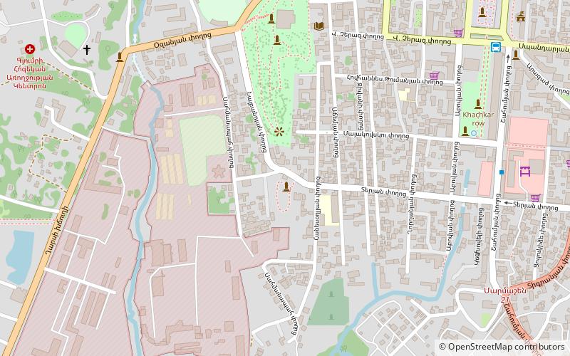 russian church gyumri location map