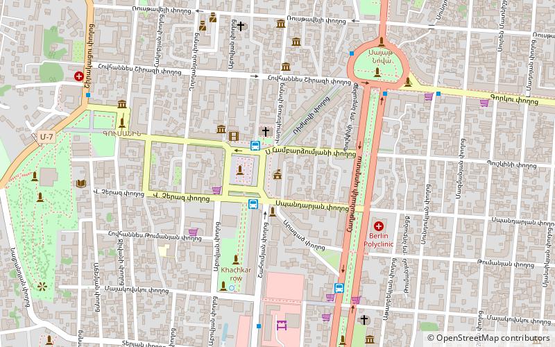 town square gyumri location map