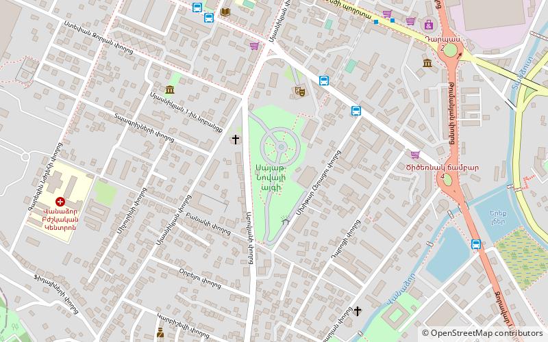 sayat nova park vanadzor location map