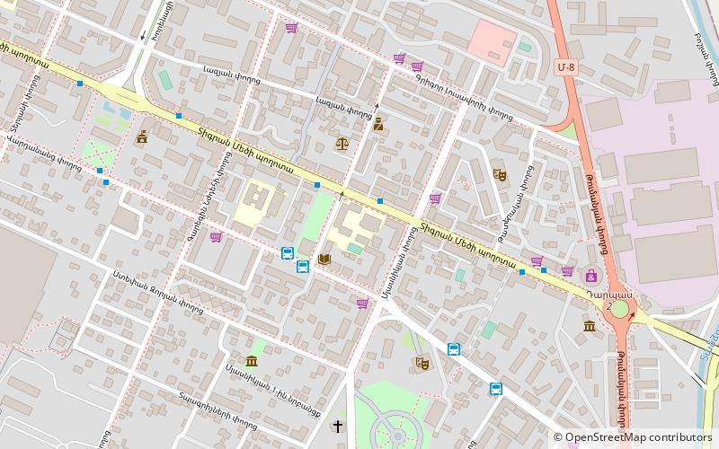 Vanadzor State University location map