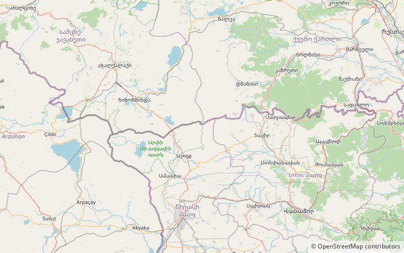 Dschawacheti-Gebirge location map
