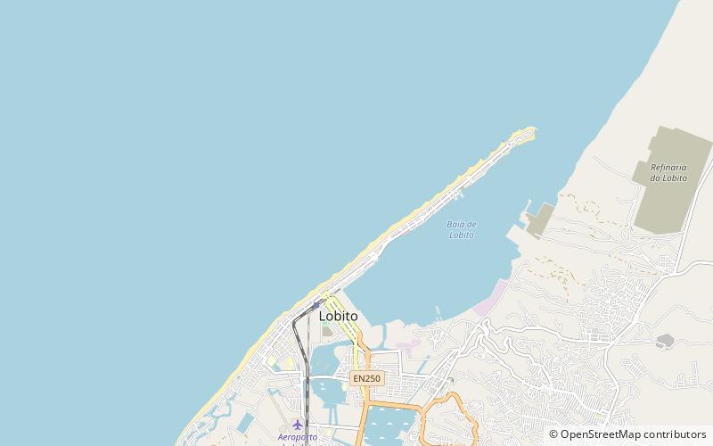 Port of Lobito location map