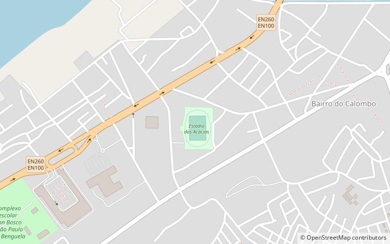 estadio municipal edelfride palhares da costa benguela location map