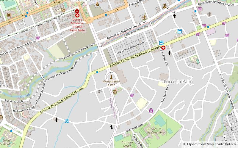millenium shopping centre lubango location map