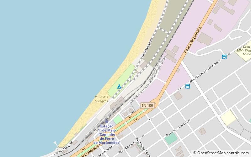 campismo namibe location map