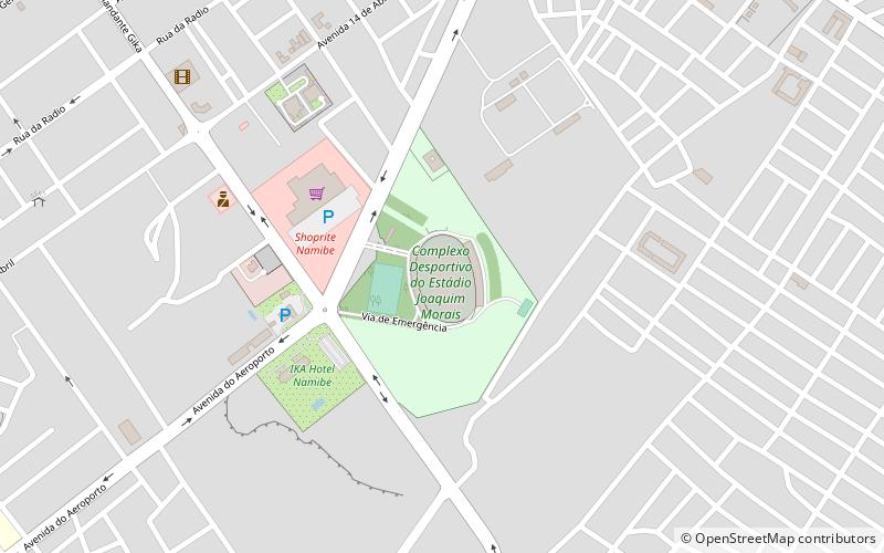 estadio joaquim morais namibe location map