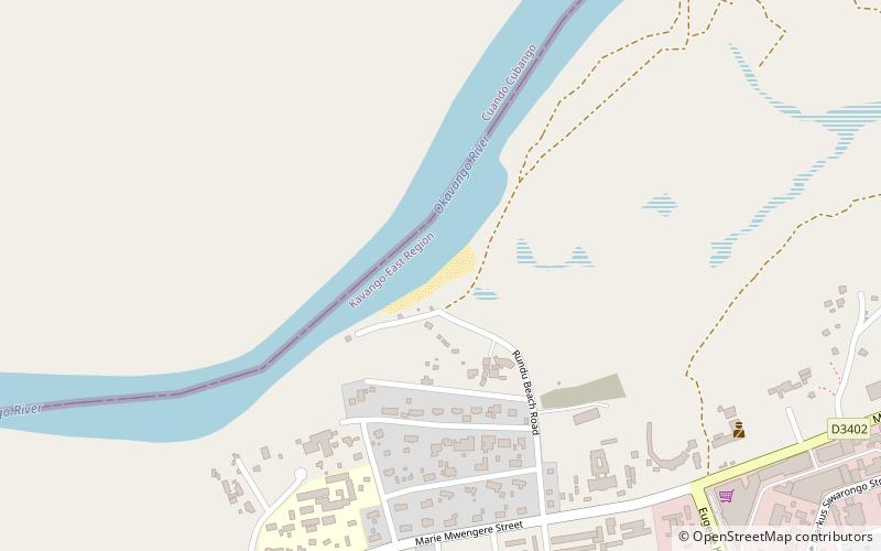 Rundu Beach location map