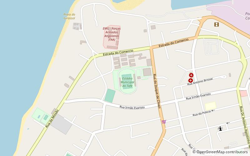 estadio municipal do tafe cabinda location map