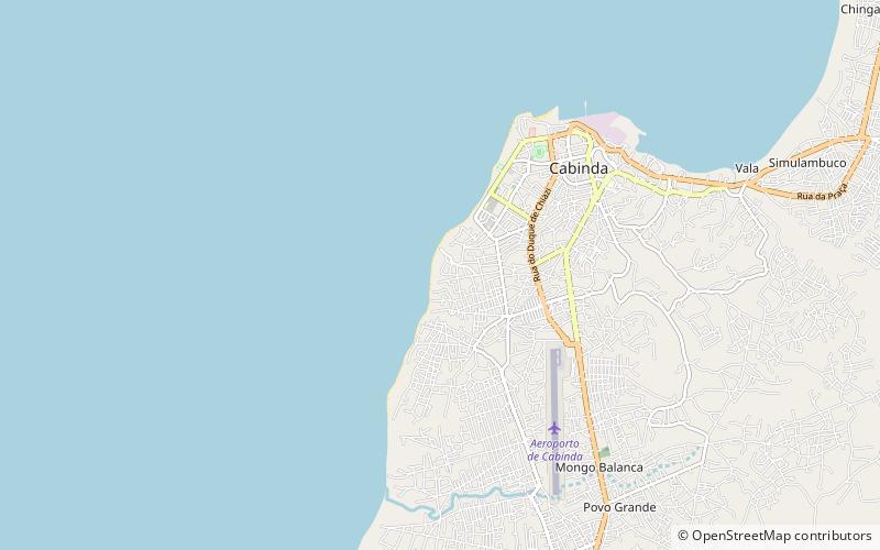 beach cabinda location map