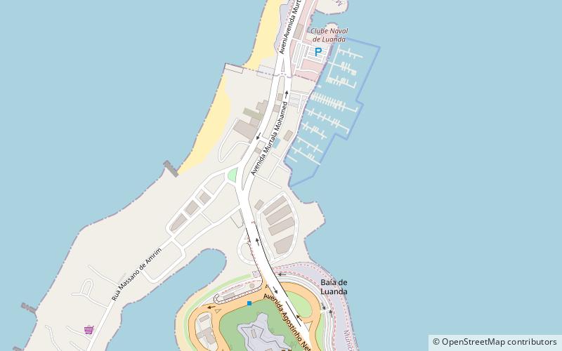 clube nautico luanda location map