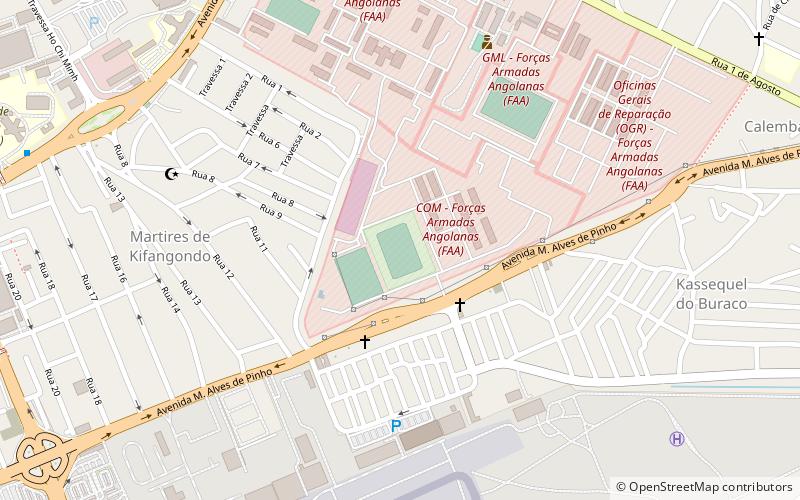 estadio franca ndalu luanda location map