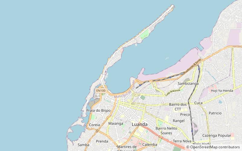 Port of Luanda location map