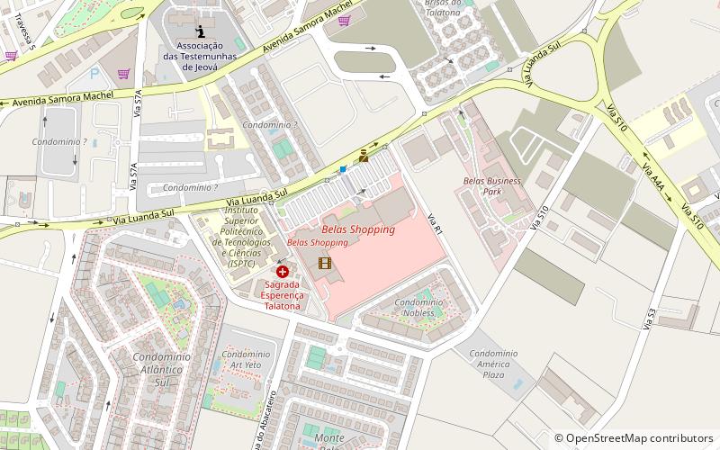 Belas Shopping location map